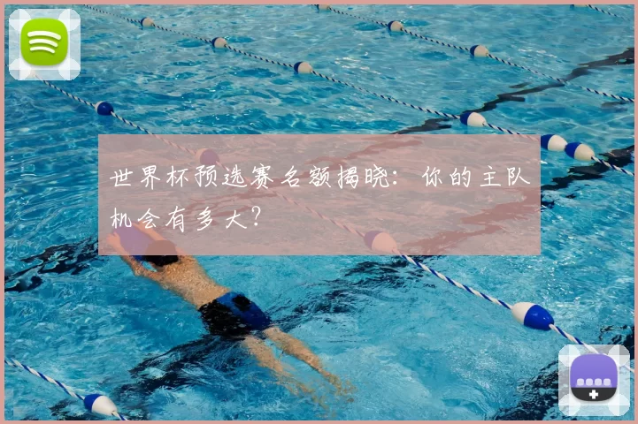 世界杯预选赛名额揭晓：你的主队机会有多大？