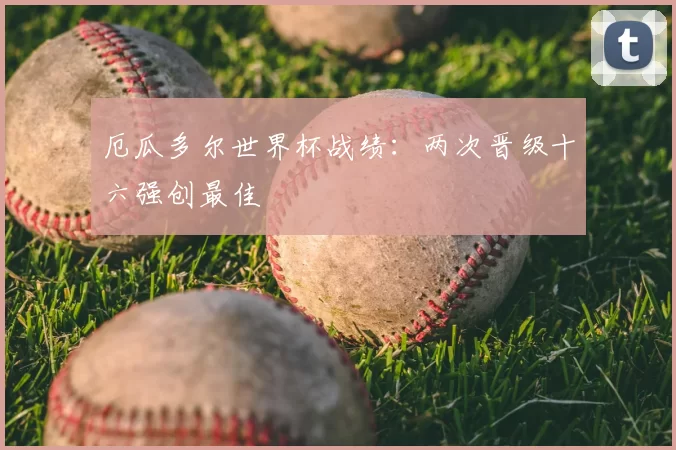 厄瓜多尔世界杯战绩:两次晋级十六强创最佳